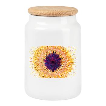 Star Gate : Vie Vraie - Sonja von Staden - Boîte à biscuits avec couvercle en bois - blanc - Devant