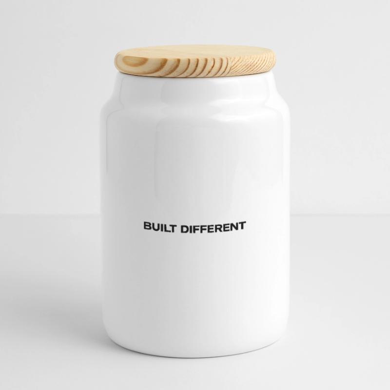 Construit différemment Boîte à biscuits avec couvercle en bois
