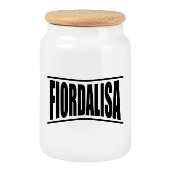 t-shirt Fiordalisa t-shirt idée cadeau - Boîte à biscuits avec couvercle en bois - blanc - Devant