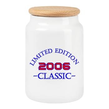 2006 Classic Limited Edition - Keksdose mit Holzdeckel - Weiß - Vorne
