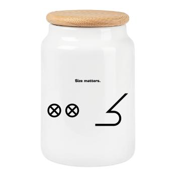 Bow Bow - Nautical Sailing Ships Captain - Cookie Jar with Wooden Lid - white - Front
