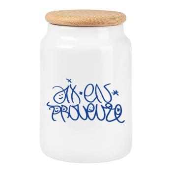 Aix-en-Provence T-Shirt in Creative - Cookie Jar with Wooden Lid - white - Front