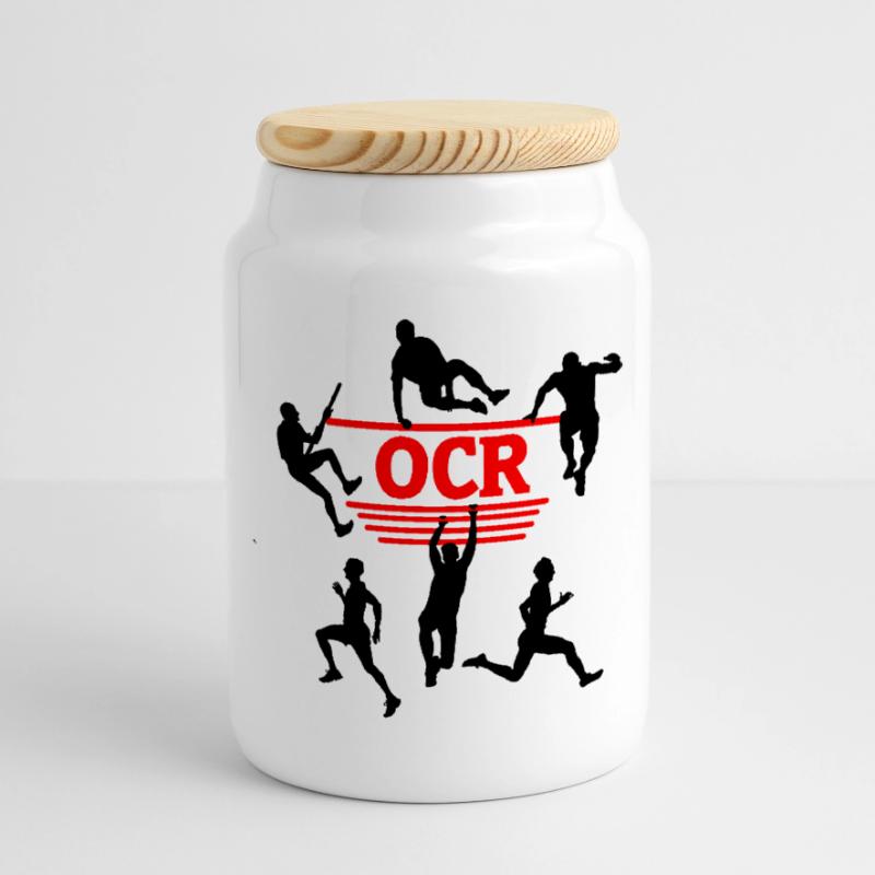 Puissance OCR – Conception de courses d’obstacles Boîte à biscuits avec couvercle en bois