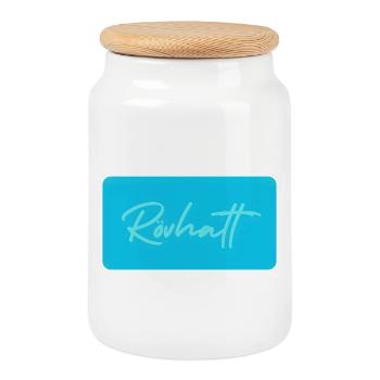 Ass Hat - Cookie Jar with Wooden Lid - white - Front
