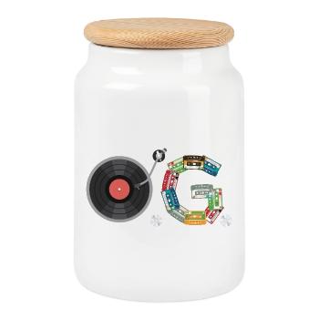 O.G. Original Gangsta Old School Hip Hop Ikone - Keksdose mit Holzdeckel - Weiß - Vorne