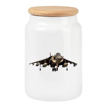 Harrier - Keksdose mit Holzdeckel - Weiß - Vorne