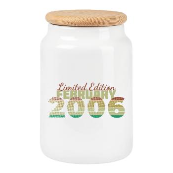 20. Geburtstag Limited Edition (SCR) 02/2006 - Keksdose mit Holzdeckel - Weiß - Vorne