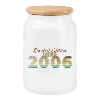 20. Geburtstag Limited Edition (SCR) 06/2006 - Keksdose mit Holzdeckel - Weiß - Vorne