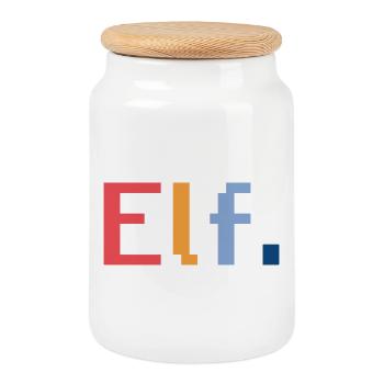 11. Geburtstag Elf Retro Geschenk - Keksdose mit Holzdeckel - Weiß - Vorne