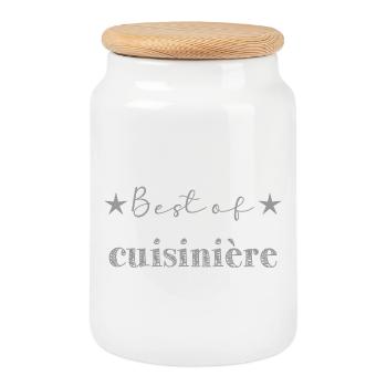 MAMAN. FÊTE DES MÈRES. BONNE FÊTE MAMAN - Boîte à biscuits avec couvercle en bois - blanc - Devant