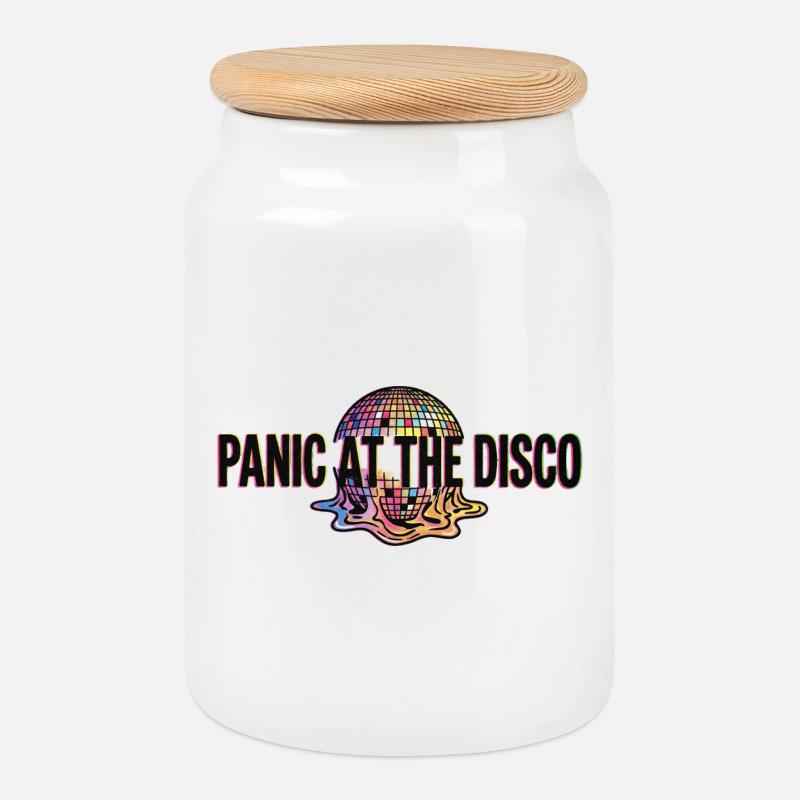 panic-at-the-disco - Keksdose mit Holzdeckel - Weiß
