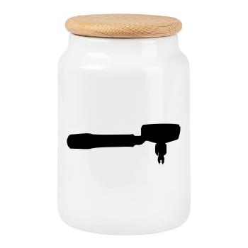 Hier sind die finalen Metadaten für dein minimalis - Keksdose mit Holzdeckel - Weiß - Vorne