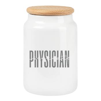 Physician Associate PA Student Grade Zukunft - Keksdose mit Holzdeckel - Weiß - Vorne