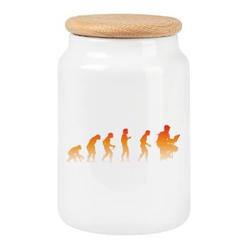 Gamer Jeu Vidéo Blueberry Vintage Gaming - Boîte à biscuits avec couvercle en bois - blanc - Devant