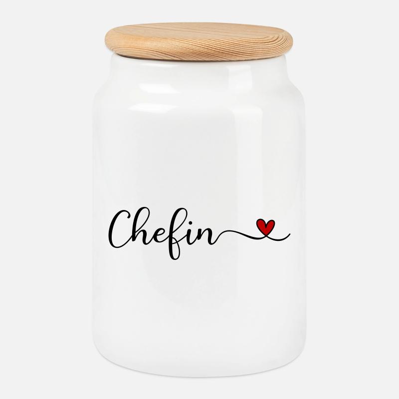 Patron - Boîte à biscuits avec couvercle en bois - blanc