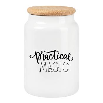 Magic Shirt - Heiler - Keksdose mit Holzdeckel - Weiß - Vorne