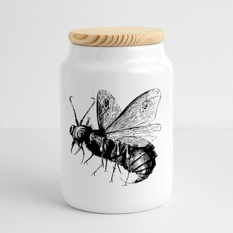 Beelzebub | Devil | Demon | Devil | Satan Cookie Jar with Wooden Lid