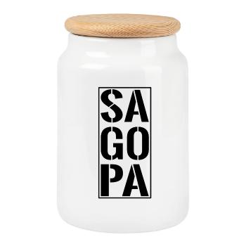 Sagopa Kajmer Rap Turkish Kafkef Gora - Cookie Jar with Wooden Lid - white - Front