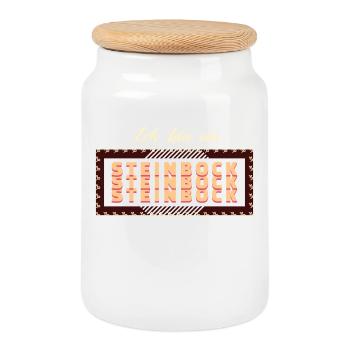Cool Horoskop Statement Steinbock Aberglaube - Keksdose mit Holzdeckel - Weiß - Vorne