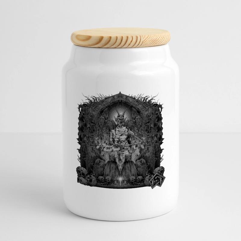 Baker, Baker, Master Baker, Master Baker Cookie Jar with Wooden Lid