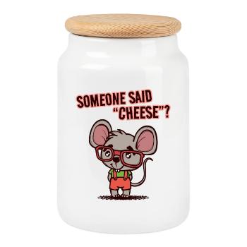 Déclaration d’animal préféré Rat Animaux de compagnie Animaux - Boîte à biscuits avec couvercle en bois - blanc - Devant