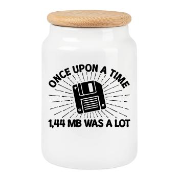 Programmer Debug Skripting Developer Statement - Cookie Jar with Wooden Lid - white - Front
