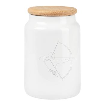 Archer Recurved Sniper Archery BSV - Cookie Jar with Wooden Lid - white - Front