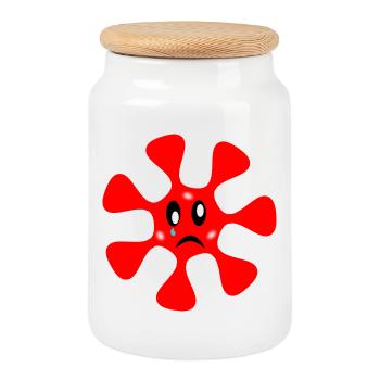 Jahrestag. Jubiläumsdekade. Humor. komisch - Keksdose mit Holzdeckel - Weiß - Vorne