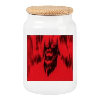 Heartless - Ape Demonic Distortion - Cookie Jar with Wooden Lid - white - Front