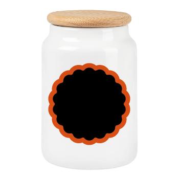 Réparation de vélos, Réparations de vélos - Boîte à biscuits avec couvercle en bois - blanc - Devant