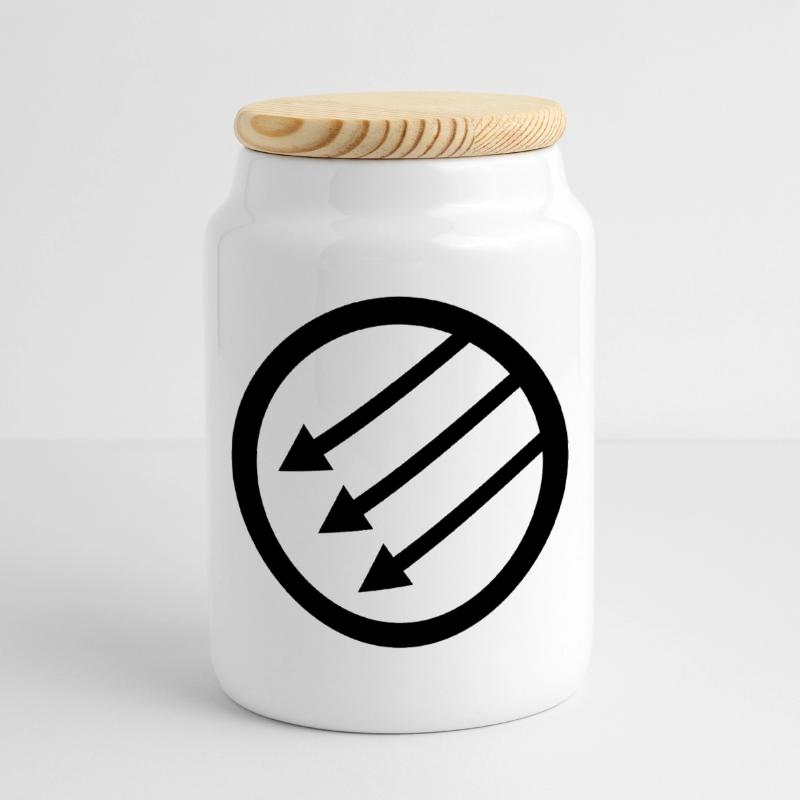 Front de fer / Front de l’Eiserne / Järnfronten Boîte à biscuits avec couvercle en bois