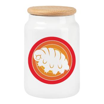 Mikrobiologie Biologie Biologisch Wissenschaft - Keksdose mit Holzdeckel - Weiß - Vorne