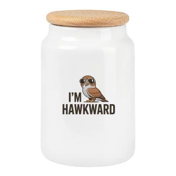 Falke Sunglasses in the Hawkward Bird of Prey - Cookie Jar with Wooden Lid - white - Front