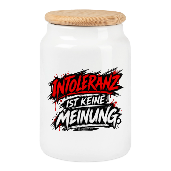 Keksdose mit Holzdeckel