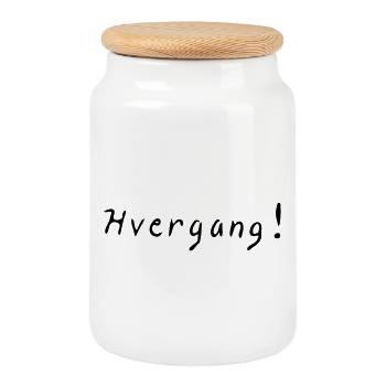 Every! - Cookie Jar with Wooden Lid - white - Front
