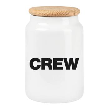 Crew - Keksdose mit Holzdeckel - Weiß - Vorne
