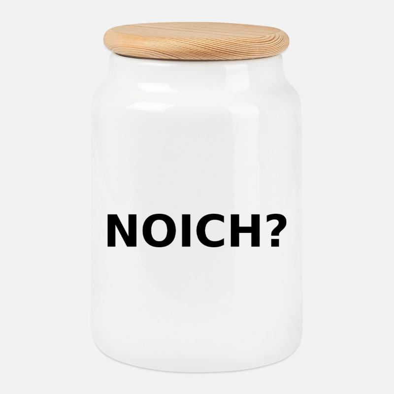 NOICH_design - Keksdose mit Holzdeckel - Weiß