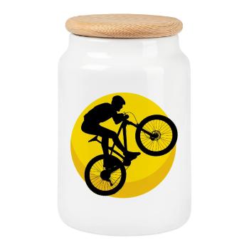 | VTT Vtt - Boîte à biscuits avec couvercle en bois - blanc - Devant
