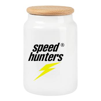Speed Hunters Blitz - Keksdose mit Holzdeckel - Weiß - Vorne
