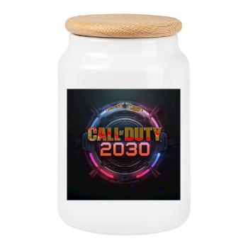 Frontline 2030 Neon Expanse - Keksdose mit Holzdeckel - Weiß - Vorne