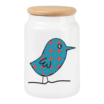 Jahrestag. Jubiläumsdekade. Humor. komisch - Keksdose mit Holzdeckel - Weiß - Vorne