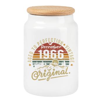Legends a été dévoilé en décembre 1966 - Boîte à biscuits avec couvercle en bois - blanc - Devant