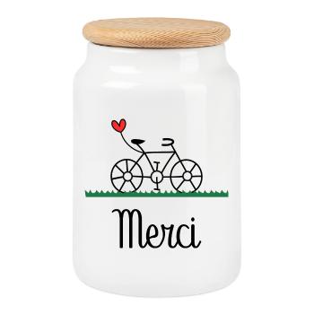 PAPA. OPA. VATERTAG. GELIEBTE. MEISTER. LEHRER - Keksdose mit Holzdeckel - Weiß - Vorne