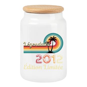 Legendary 2012, Limited Edition - Keksdose mit Holzdeckel - Weiß - Vorne