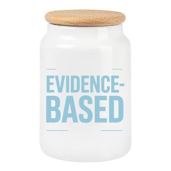 That Wasn't Evidence Based Medizin Labor Nerd Arzt - Keksdose mit Holzdeckel - Weiß - Vorne