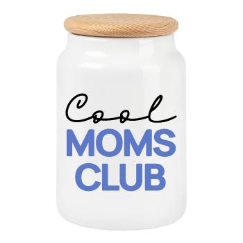 Lustiges Mama Oma Muttertag Geschenk Design Humor - Keksdose mit Holzdeckel - Weiß - Vorne