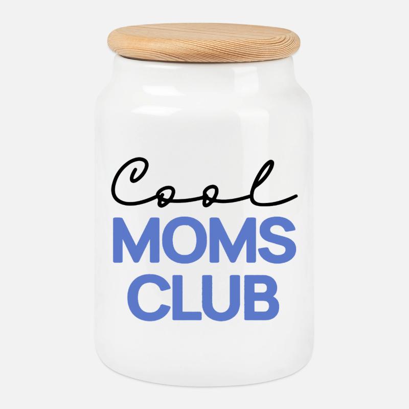 Lustiges Mama Oma Muttertag Geschenk Design Humor - Keksdose mit Holzdeckel - Weiß