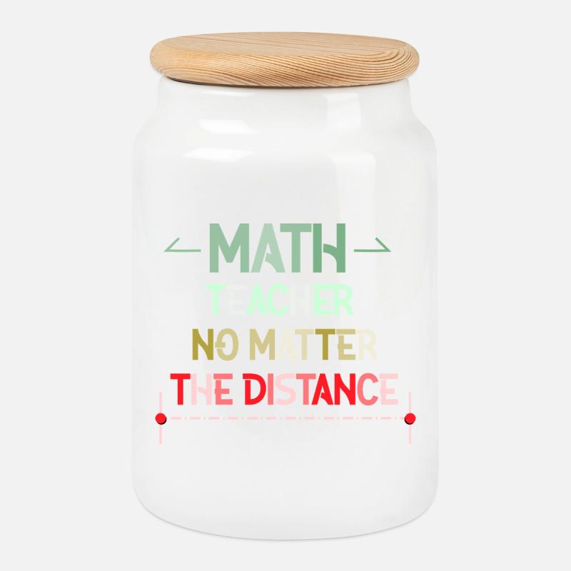 Mathe Nerd Studenten Uni Professor Mathematik - Keksdose mit Holzdeckel - Weiß