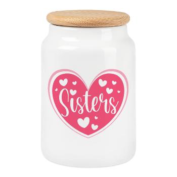 Cruise Cruise Ship - Cookie Jar with Wooden Lid - white - Front