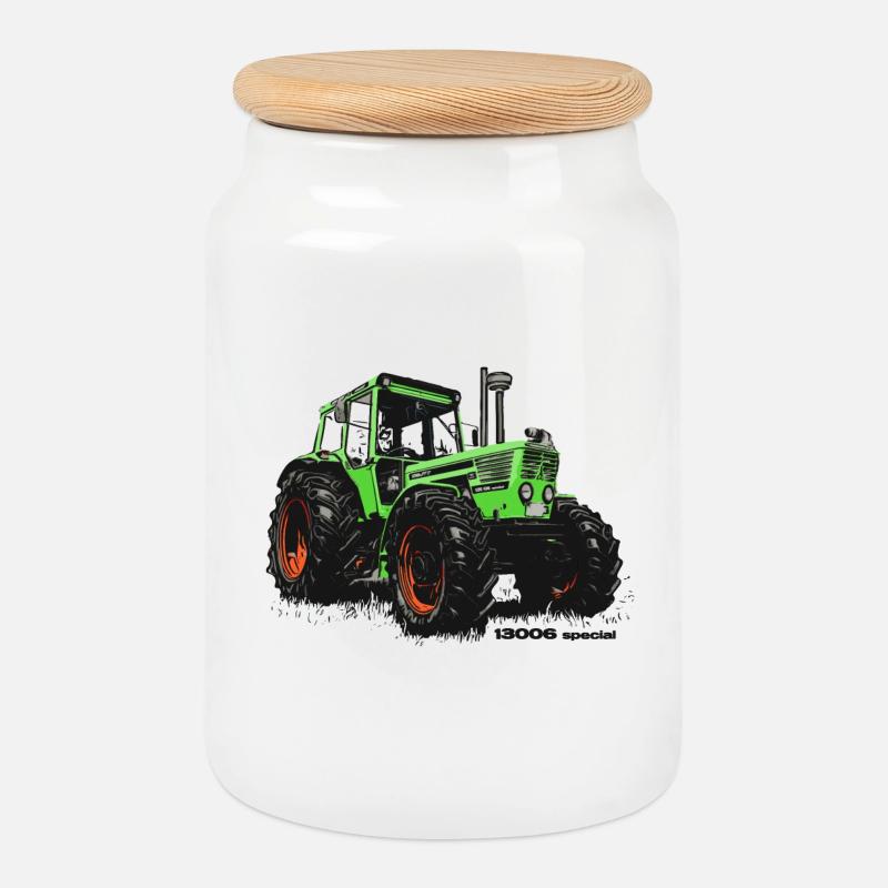 Deutz 13006 Special | Deutz Traktor | Deutz - Keksdose mit Holzdeckel - Weiß